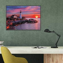 Load image into Gallery viewer, Sunrise 40x30cm(canvas) full round drill diamond painting
