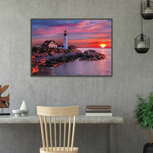 Sunrise 40x30cm(canvas) full round drill diamond painting