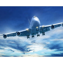 Load image into Gallery viewer, Airplane 40x30cm(canvas) full round drill diamond painting
