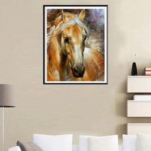 Load image into Gallery viewer, Charming Horse 30x25cm(canvas) full round drill diamond painting
