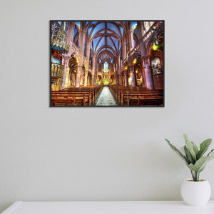 Notre Dame de Paris 30x40cm(canvas) full round drill diamond painting