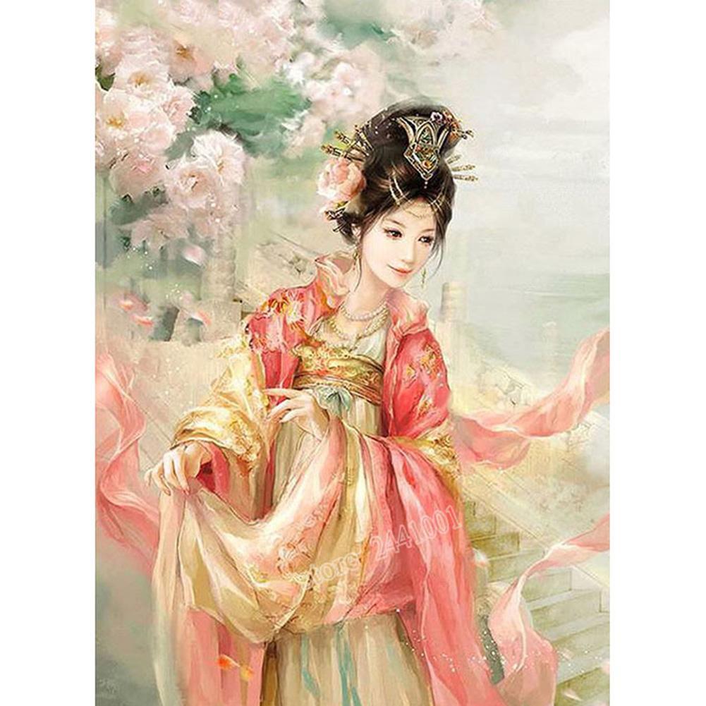 Ethnic Character 30x40cm(canvas) full round drill diamond painting