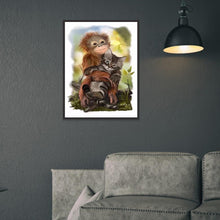 Load image into Gallery viewer, Cute Animals 30x40cm(canvas) full round drill diamond painting
