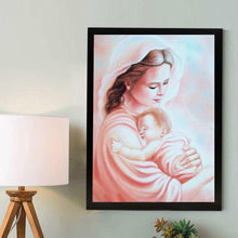Load image into Gallery viewer, Mom Kids 30x40cm(canvas) full round drill diamond painting
