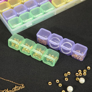 56 Grids Jewelry Box Diamond Embroidery Crystal Bead Organizer Storage Case