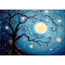 Load image into Gallery viewer, Moon Tree 30x40cm(canvas) full round drill diamond painting
