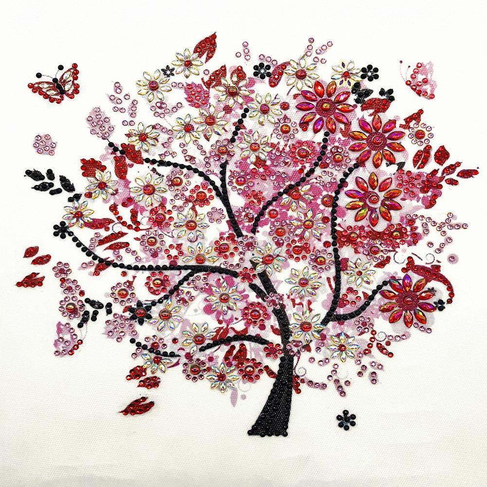 Tree 30x30cm(canvas) beautiful special shaped drill diamond painting