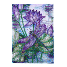 Load image into Gallery viewer, Dragonfly 30x40cm(canvas) full special shaped drill diamond painting
