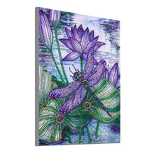 Load image into Gallery viewer, Dragonfly 30x40cm(canvas) full special shaped drill diamond painting
