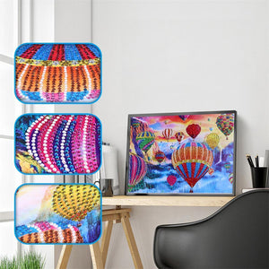 Balloon 40x30cm(canvas) full special shaped drill diamond painting