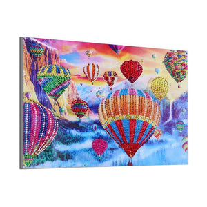 Balloon 40x30cm(canvas) full special shaped drill diamond painting