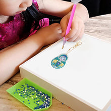 Load image into Gallery viewer, 5pcs/set DIY Doll Full Drill Special Shaped Diamond Painting Keychain
