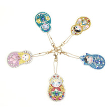 Load image into Gallery viewer, 5pcs/set DIY Doll Full Drill Special Shaped Diamond Painting Keychain
