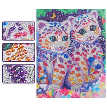 Load image into Gallery viewer, Little Tiger 40x50cm(canvas) beautiful special shaped drill diamond painting
