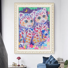 Load image into Gallery viewer, Little Tiger 40x50cm(canvas) beautiful special shaped drill diamond painting
