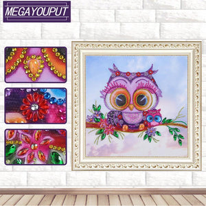 Cute Cat 30x30cm(canvas) beautiful special shaped drill diamond painting