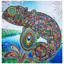 Load image into Gallery viewer, Animal 30x30cm(canvas) beautiful special shaped drill diamond painting
