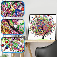 Load image into Gallery viewer, Tree 30x30cm(canvas) beautiful special shaped drill diamond painting
