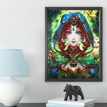 Load image into Gallery viewer, Beauty 30x40cm(canvas) beautiful special shaped drill diamond painting
