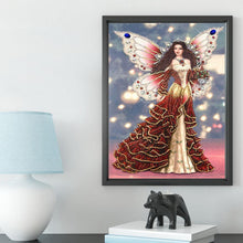Load image into Gallery viewer, Beauty 30x40cm(canvas) beautiful special shaped drill diamond painting
