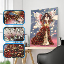 Load image into Gallery viewer, Beauty 30x40cm(canvas) beautiful special shaped drill diamond painting
