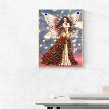 Load image into Gallery viewer, Beauty 30x40cm(canvas) beautiful special shaped drill diamond painting
