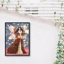 Load image into Gallery viewer, Beauty 30x40cm(canvas) beautiful special shaped drill diamond painting
