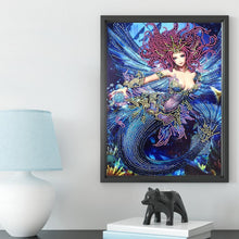 Load image into Gallery viewer, Fish Tail 30x40cm(canvas) beautiful special shaped drill diamond painting

