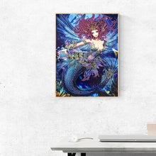 Load image into Gallery viewer, Fish Tail 30x40cm(canvas) beautiful special shaped drill diamond painting
