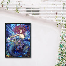 Load image into Gallery viewer, Fish Tail 30x40cm(canvas) beautiful special shaped drill diamond painting
