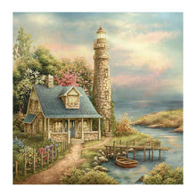 Load image into Gallery viewer, Scenery 30x30cm(canvas) full round drill diamond painting
