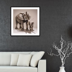 Elephant 30x30cm(canvas) full round drill diamond painting