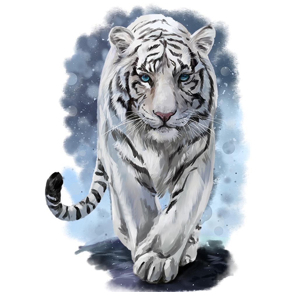 Tiger 30x40cm(canvas) full round drill diamond painting
