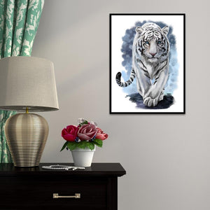 Tiger 30x40cm(canvas) full round drill diamond painting