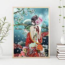 Load image into Gallery viewer, Geisha 30x40cm(canvas) full round drill diamond painting
