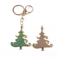 Load image into Gallery viewer, DIY Full Drill Diamond Painting Christmas Tree Keychain Necklace Pendants
