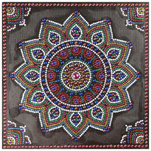 Load image into Gallery viewer, Mandala 30x30cm(canvas) beautiful special shaped drill diamond painting

