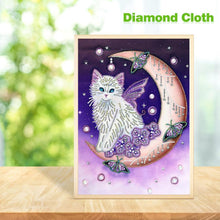 Load image into Gallery viewer, Cat 30x40cm(canvas) beautiful special shaped drill diamond painting

