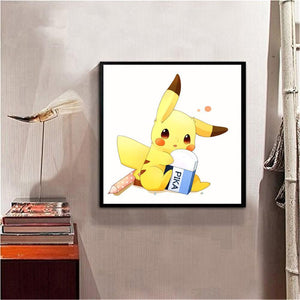 Pikachu 30x30cm(canvas) full round drill diamond painting