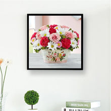 Load image into Gallery viewer, Flowers 30x30cm(canvas) full round drill diamond painting
