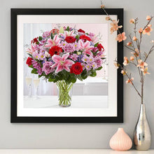 Load image into Gallery viewer, Flowers 30x30cm(canvas) full round drill diamond painting
