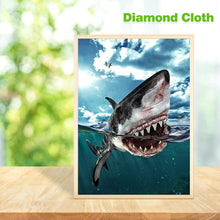 Load image into Gallery viewer, Shark 30x40cm(canvas) full round drill diamond painting
