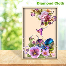 Load image into Gallery viewer, Flower Butterfly 30x48cm(canvas) full round drill diamond painting
