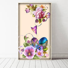 Load image into Gallery viewer, Flower Butterfly 30x48cm(canvas) full round drill diamond painting
