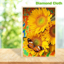 Load image into Gallery viewer, Flower Butterfly 30x48cm(canvas) full round drill diamond painting
