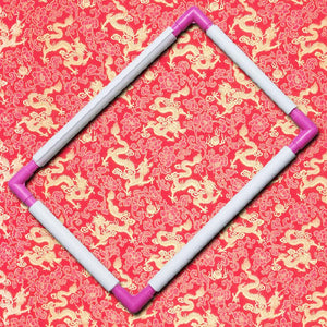 Plastic Embroidery Frame Hoop Square Shape DIY Needlework Craft Sewing Tool