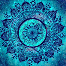 Load image into Gallery viewer, Mandala 30x30cm(canvas) full round drill diamond painting
