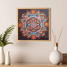 Load image into Gallery viewer, Mandala 30x30cm(canvas) full round drill diamond painting
