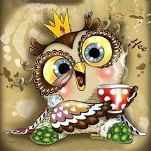 Load image into Gallery viewer, Owl 30x30cm(canvas) full round drill diamond painting
