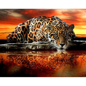 Animals 40x30cm(canvas) full square drill diamond painting